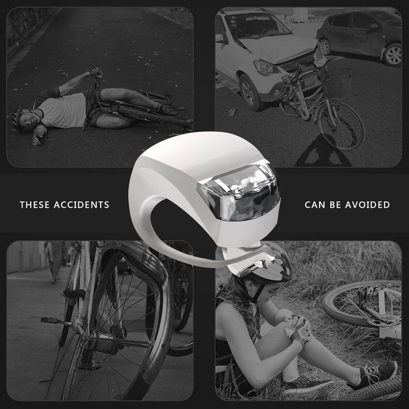 Bicycle Light - Silicone LED Bike Headlight and Taillight Waterproof Bike L