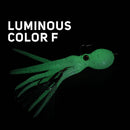 5x 11cm 22g Octopus Soft Fishing Lures Jig Hook Artificial Wobbler Bait (F)