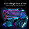 K680 2.4G Wireless Rechargeable Backlight Keyboard Keypad Mouse Set (Black)