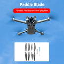 2 Pairs Carbon Fiber Drone Wing Fan Propeller Props Blade Kit for DJI Mini 3 Pro