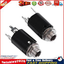 2pcs Guitar Endpin Jack 6.35mm Input for Electric Guitar Bass Output Parts Newly