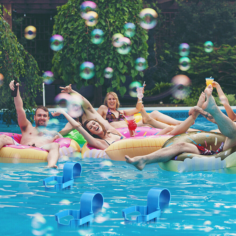 Water Cup Hanging Holder Container for Swimming Pool Drink Beer Storage (L)