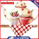 5D Rhinestone Pictures DIY Tea Time Full Round Drill Diamond Painting Craft Kit