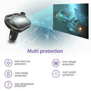 Wireless Bluetooth Handsfree Car Kit Transmitter MP3 Charger Dual Player I0Q4