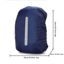 Reflective Waterproof Bag Rain Cover Outdoor Safety Covers (Dark Blue 60L) Newly