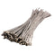 100PCS 4.6x300mm Stainless Steel Exhaust Wrap Coated Locking Cable Zip Ties