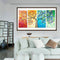 Colorful Tree 5D DIY Full Drill Diamond Painting 4-pictures Combination Kit