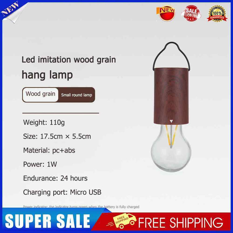 #A Portable Camping Light Stable Round Lantern Lamp ABS Flashlight for Camping T