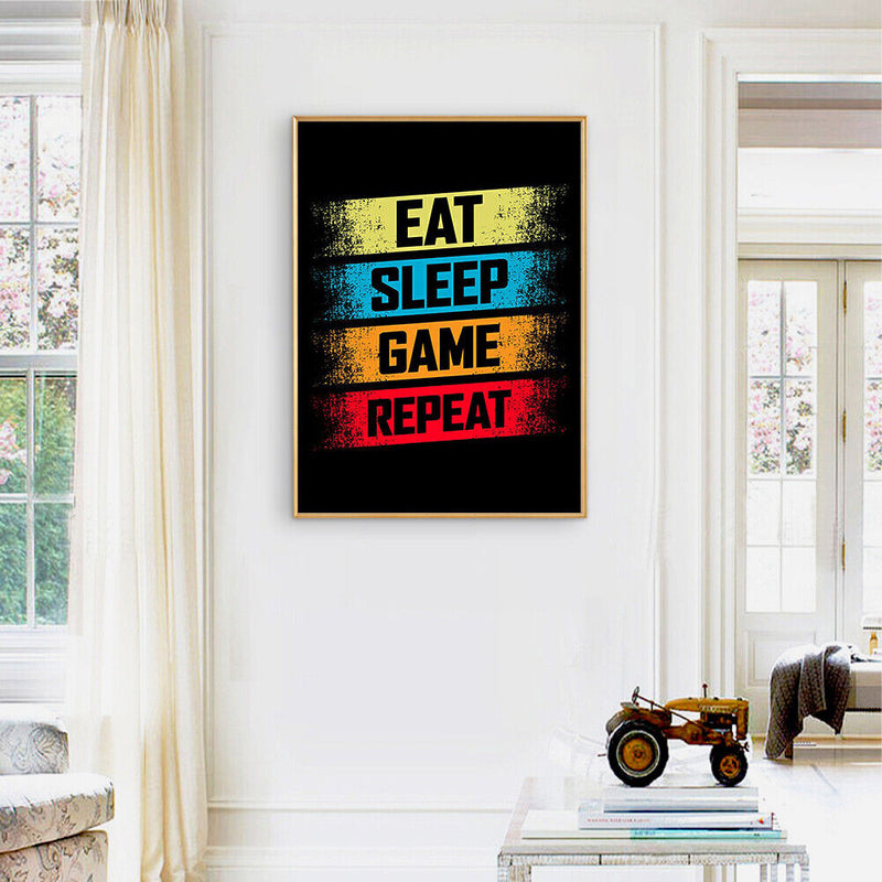 DIY Letters Words 5D Mosaic Picture Full Drill Round Diamond Painting Kit Gift