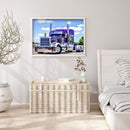 5D DIY Full Drill Square Shape Vehicle Rhinestone Diamond Drawing for Bedroom