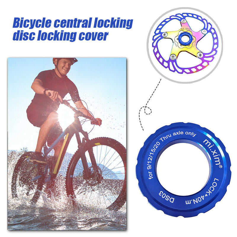 Bicycle Center Lock Conversion Hub Adapter Disc Brake Rotor Cycling Accessori