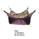 Small Animal Hammocks Double Bunkbed Pet Cage Rabbit (Purple Small) Newly