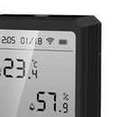 WIFI Temperature Humidity Sensor Indoor Hygrometer with LCD Display (Black)