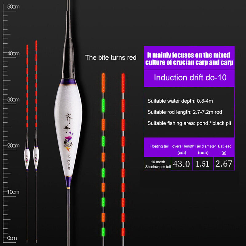 Luminous Electric Fishing Floats Color Changing Fishing Buoy Bobber (D0-10)