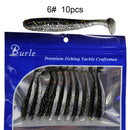 10x 9cm 4.2g Bionic Mandarin Fish Fishing Lures Artificial Soft Bait (6) Newly