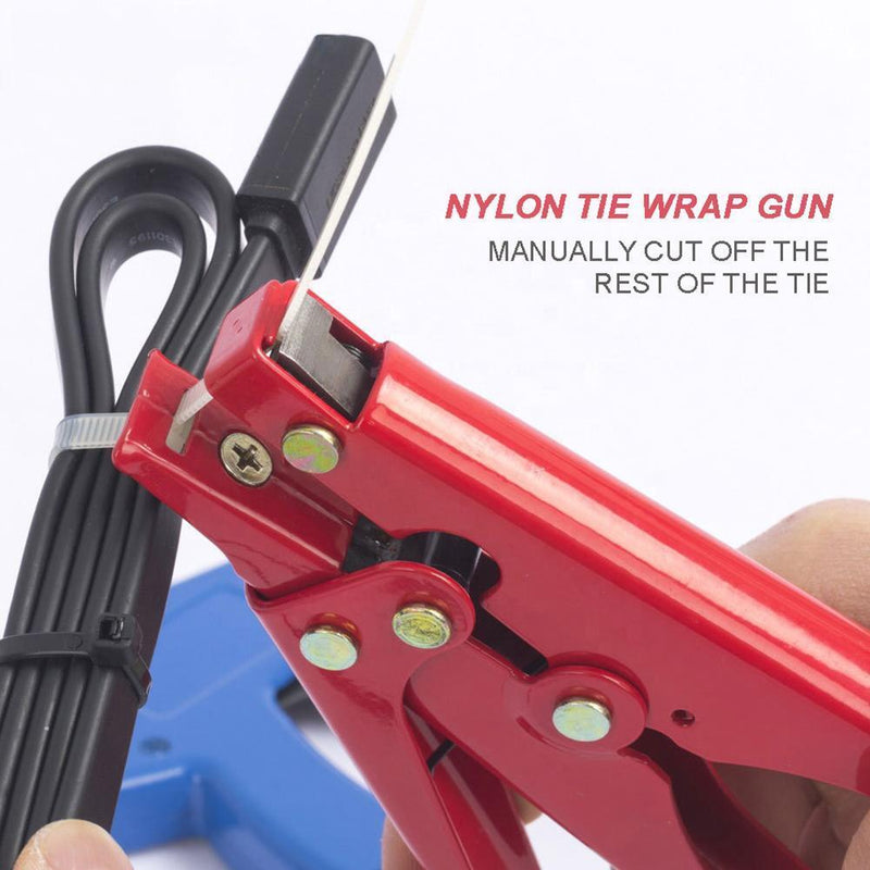 High Carbon Steel Cable Tie Gun Fastening Cutting Cables Wires Clamp Hand Tools