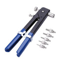 prettyGood7 86-Piece Handheld Rivet Gun Set M3-M8 Manual Threaded Nut Rive