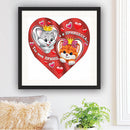 5D DIY Diamond Painting Valentines Day Love Full Round Drill Mosaic Picture Art