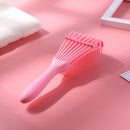 Women Hair Scalp Massage Comb Wet Curly Hairdress Styling Hairbrush (Pink) Newly
