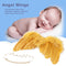 2pcs/Set 0-6M Baby Leaf Hairband Feather Angel Wings Cute Photography Props
