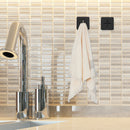 Portable Adhesive Towel Plug Holder Bathroom Kitchen Towels Storage Rack Clip