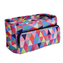 Large Capacity Yarn Clothes Storage Square Bags Geometric Embroidery Portable Cr