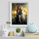5D DIY Diamond Painting Kits Full Round Drill Captain Jack Mosaic Picture Wall