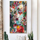 DIY Full Round Diamond Painting Flowers Bloom Picture Rhinestone Mosaic Han
