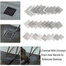 27pcs/set BGA Universal Direct Heat Stencils for Notebooks Desktops Newly