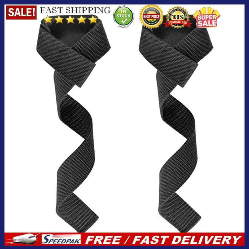 2pcs Anti-slip Hand Wrap with SBR Foam Pad Wrist Strap Support for Powerlif