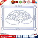 2pcs Rainbow Frame Metal Cutting Die Embossing Stencil for DIY Scrapbooking