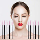 10pcs Disposable Eyelash Brushes Eye Applicator Makeup Mascara Wands(Pink)