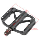 MEROCA Anti-Brief Bicycle Pedal Footpegs DU Bearing Aluminum Alloy Bike Pedals