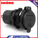 Car Boat Dual USB Charger QC 3.0 + QC 4.0 Type C USB Port Socket Power Outlet