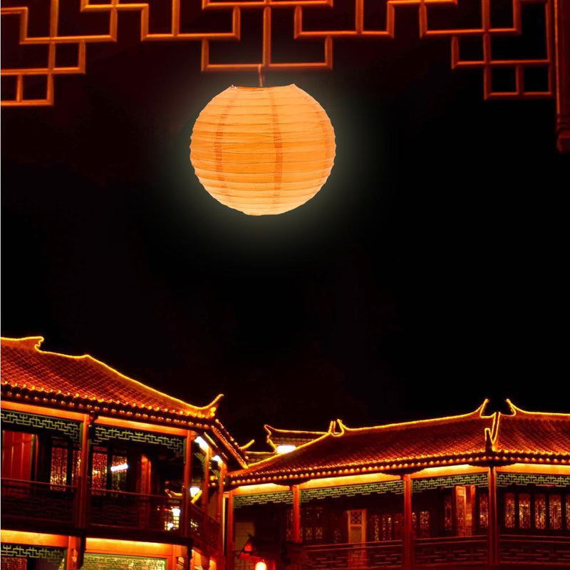 4"" Round Chinese Paper Lantern DIY Paper Lamp Birthday Wedding Decor Crafts