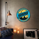 Round Metal Tin Sign Plaque Advertisement Posters Iron Painting (3636-24) Newly