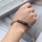 Women Love Bangle Jewelry Stainless Steel Couple Bracelets Her King His Queen