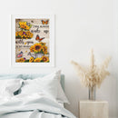 DIY Diamond Painting Kit Full Round Rhinestone 5D Butterfly Sunflower Picture