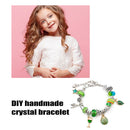 DIY Crystal Bracelet Colorful Beads Children Kids Pendant Jewelry Birthday Gi