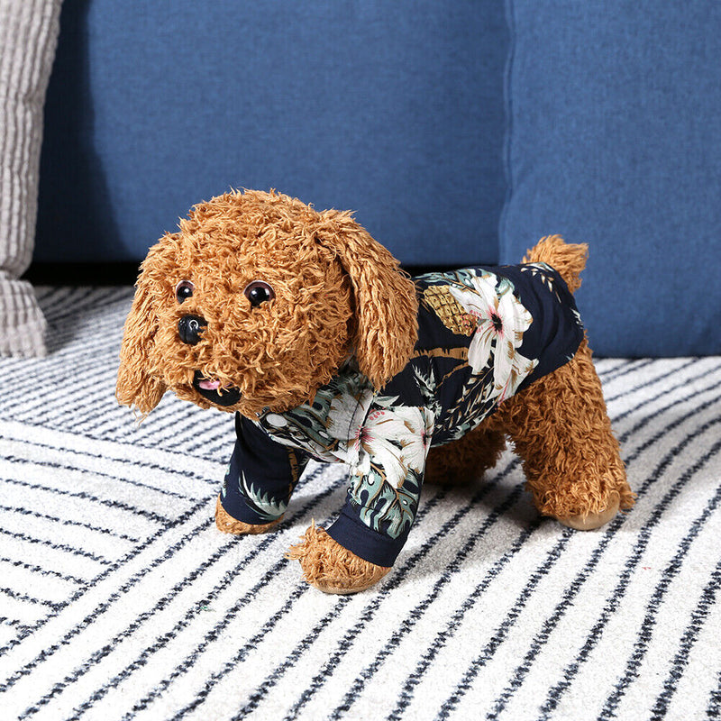 Soft Puppy Dogs Clothes Cute Pet Dog Shirt Cartoon Summer Shirts Casual Vests
