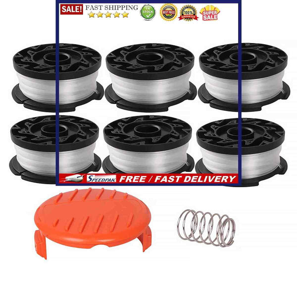 Line String Trimmer Replacement Spool, Weed Eater Spools with Spool Cap Cov