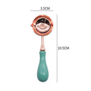 Sealing Wax Solid Wood Spoon Retro DIY Craft Stamps Making Tool (Green) Newly