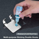 Shaver Shelf Steel Razor Holder Bathroom Self Razor Rack Hook X2H2 U8G1