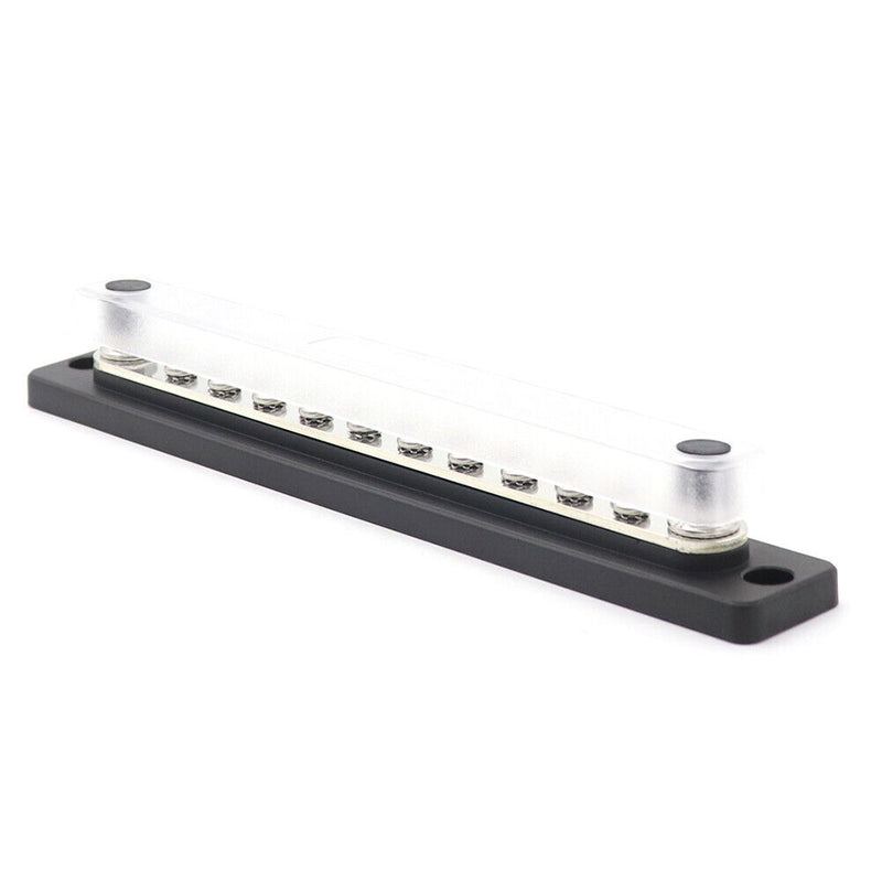 Bus Bar 48V 150 Amp Busbar with Clear Cover for Truck Boat RV (AOA1140-A) Newly