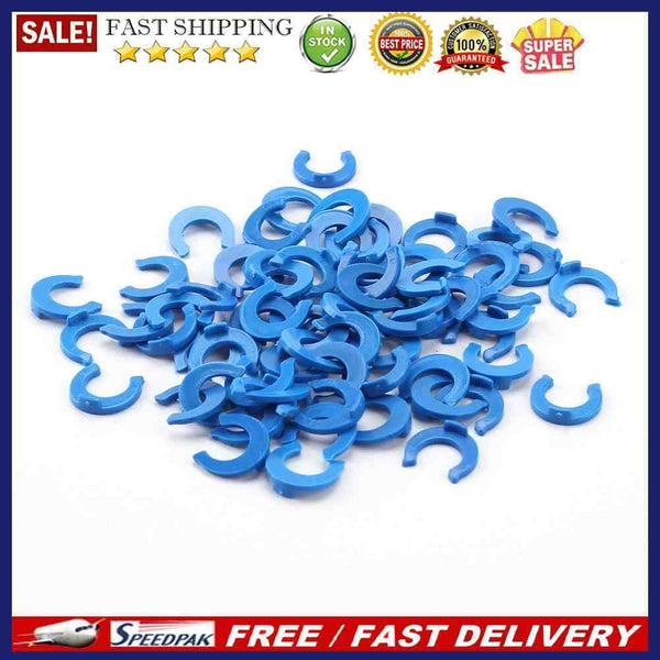 50x 1/4 3/8 OD Tube PE Pipe Fitting Clip RO Water Filter Reverse Osmosis Syst