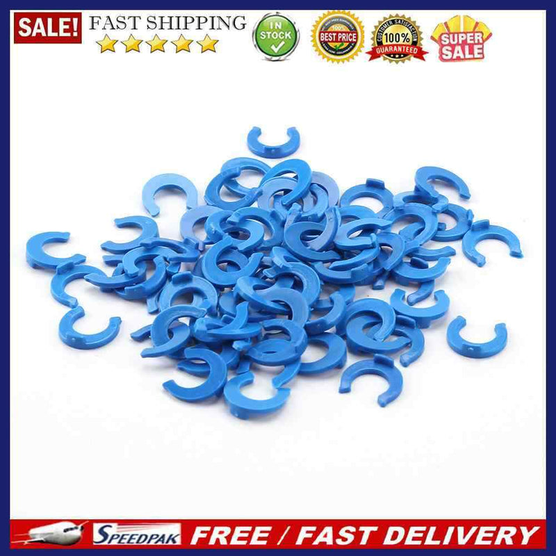 50x 1/4 3/8 OD Tube PE Pipe Fitting Clip RO Water Filter Reverse Osmosis Syst