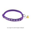 Colorful Cat Necklace Necklace with Bell Adjustable Buckle Dog Accessories Supply