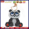 1pcs DIY Keychain Hand Made Diamond Painting Full Drill Pendant (Panda)