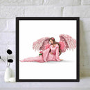 Full Round Drill Mosaic Craft DIY Pink Angel Rhinestone Diamond Painting Newly