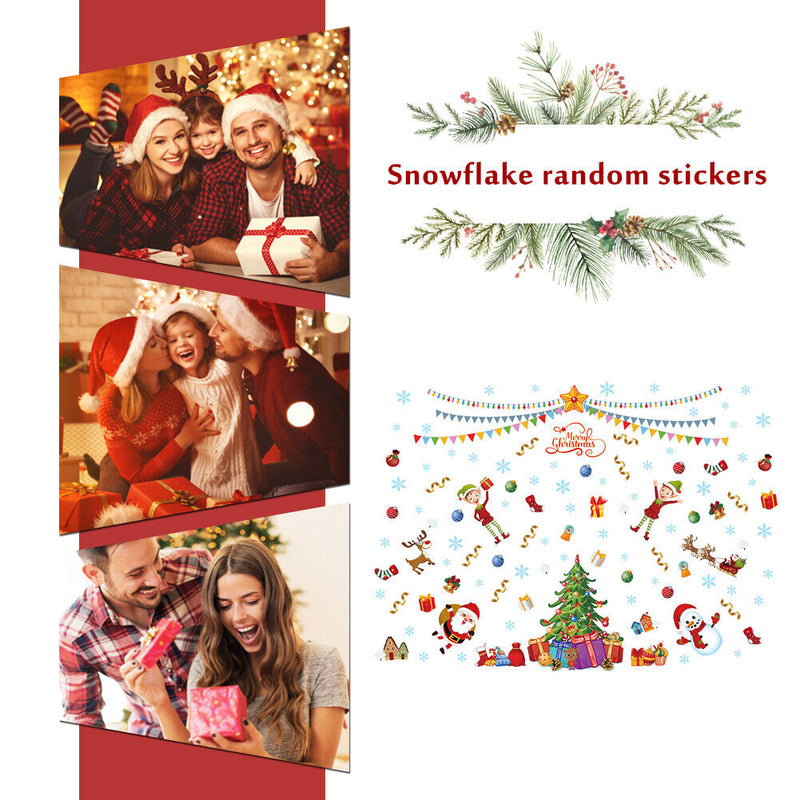 5D DIY Diamond Embroidery Christmas Rhinestone Cross Stitch Mosaic Wall Stickers